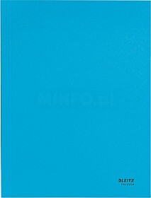 39060035 : CARPETA CARTON 3 SOLAPAS A4 RECYCLE 100% AZUL LEI...