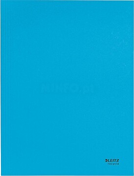 39060035 : CARPETA CARTON 3 SOLAPAS A4 RECYCLE 100% AZUL LEITZ 39060035