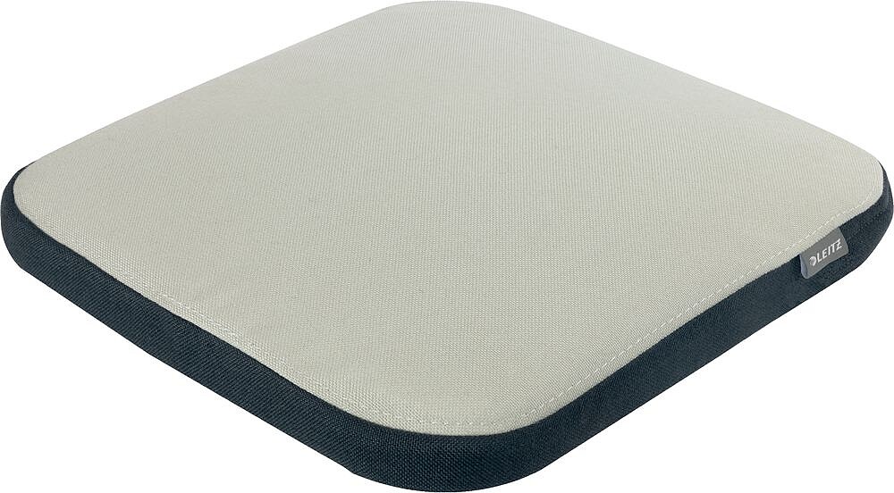 Leitz Ergo Active Wobble Almofada de Assento Balança Inflável com Capa Cinzento Claro - Com Certificação IGR - Melhora a Circulação e Alivia a Pressão na Coluna - Cor Cinzento Escuro 65400085