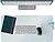 Tapete de secretaria leitz 70x36 cm transparente Tapete de secretaria leitz 70x36 cm transparente 53810003 - imagem 1