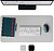 Base de secretária leitz em pele reciclada cor cinza claro 700x360 mm 53850085 - imagem 1