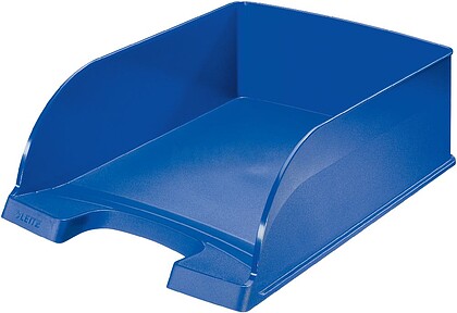 Leitz Plus Jumbo Bandeja Portadocumentos de Grande Capacidade - Formato Vertical A4 - Até 8uds Empilháveis - Cor Azul