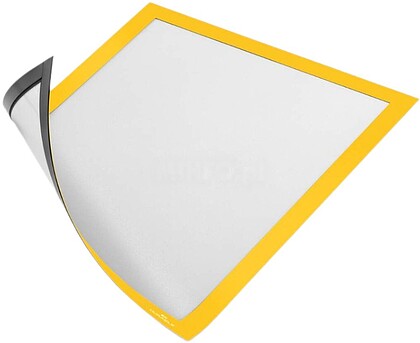 Moldura Magnética A4 Duraframe Amarelo 4869-04 5un Moldura Magnética A4 Duraframe Amarelo 4869-04 5un