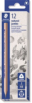 119N-HB : Lapices de grafito staedtler noris hb triangular jumbo madera natural jumbo