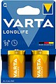 Pilha Alcalina Longlife C - LR14 (Blister Cartão 2 unid.) Ø26,2 x 50 mm G-38743