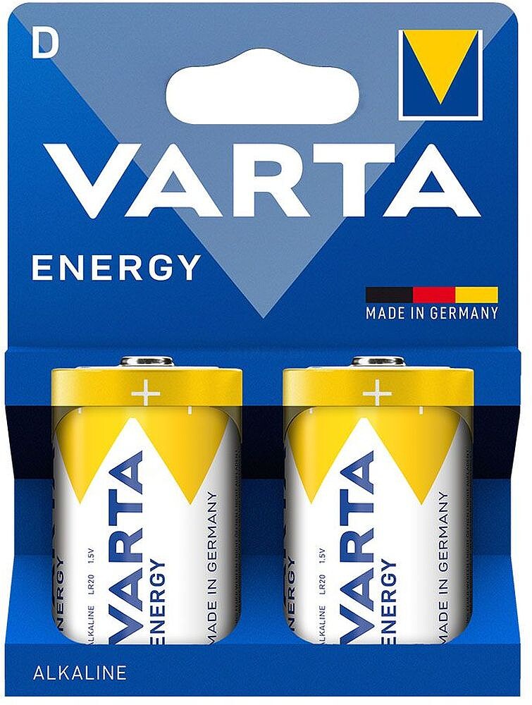 Pilhas alcalinas Varta Energy LR20 D - 2 pilhas 04120229422