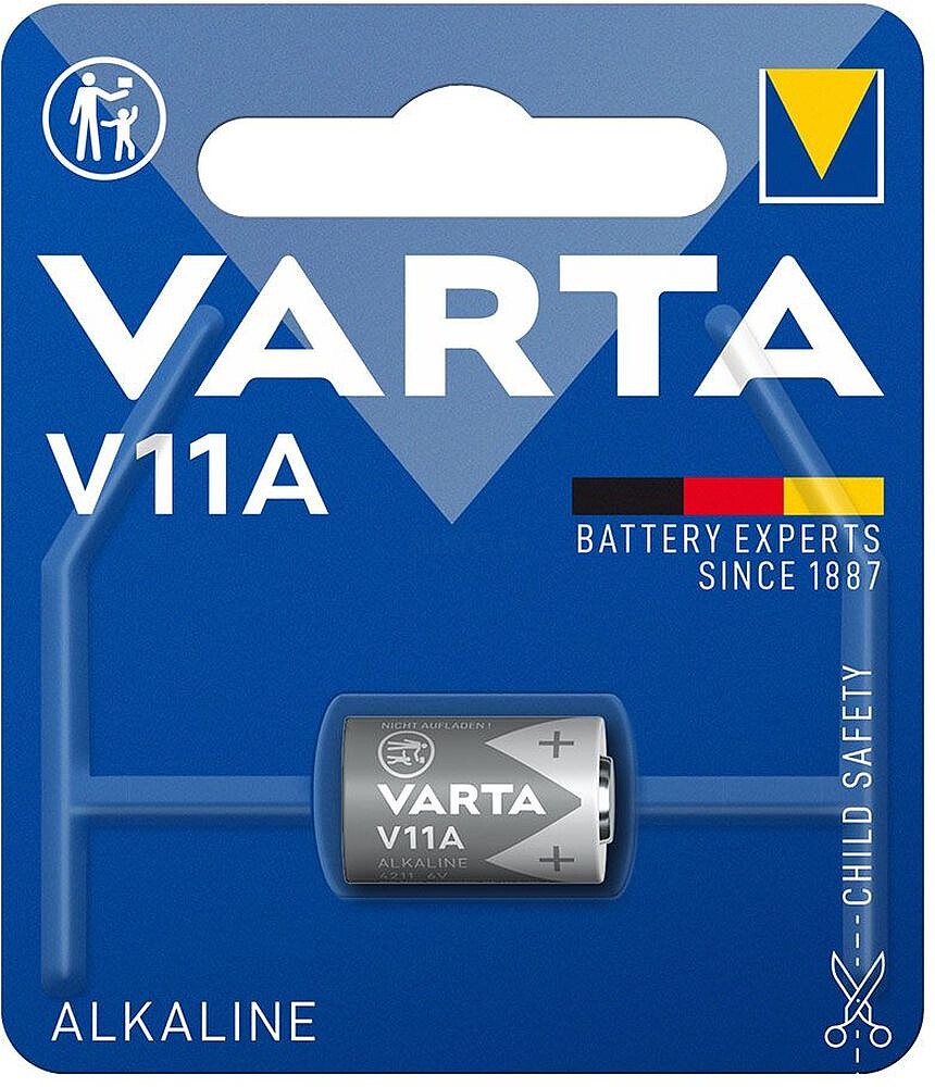 Pilha Varta V11 a 6V Caixa 1 Uni 38687