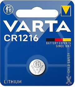 38677 PILHA VARTA CR1216 3V BLISTER 1 UNI