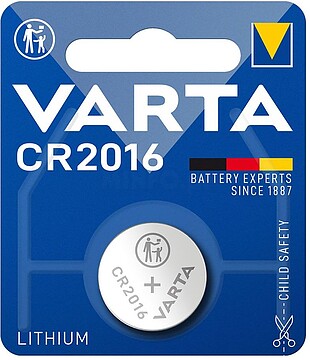 PILHA MICRO ALCALINA CR2016 VARTA 38971