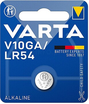 38686 PILHA VARTA V10 GA 1,5V CAIXA 1 UNIDADE