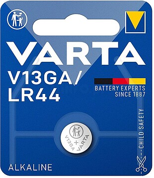 Pilhas Alcalinas Varta LR44 1,5 V (4276) (1 Pilha)