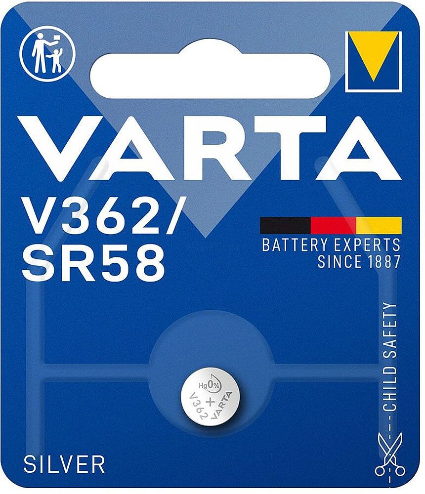 Pilha Varta V362 1,55V Caixa 1 Unidade