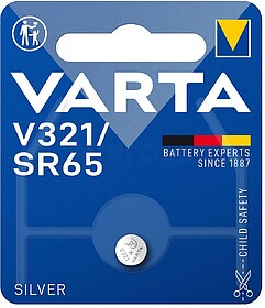 38696 PILHA VARTA V321 1,55V CAIXA 1 UNIDADE