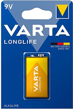 Pilha Alcalina 6LR61 9V (INDUSTRIAL) - VARTA