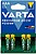 Pilha Varta Recargável Accu Power Aaa LR03 800mAh Embalagem 4 Unidades 38646 - imagem 1