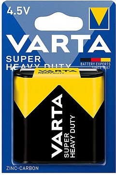 PILHA PETACA VARTA 4.5V LR12 SALINA