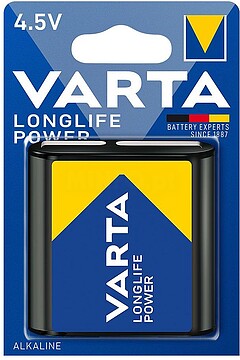 38435 PILHA VARTA ALCALINA LR12 4,5V (BLISTER 1 PILHA)