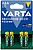 Pilha Varta Recargável Accu Power Aaa LR03 1000mAh Embalagem 4 Unidades - imagem 1
