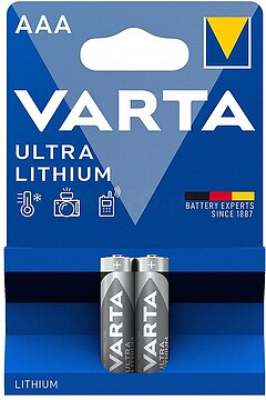 38563 PILHA VARTA ULTRA LITHIUM LR03 AAA PACK 2UNI
