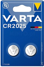 PILHA VARTA PROFISSIONAL CR2025 - PACK 2 : CR2025