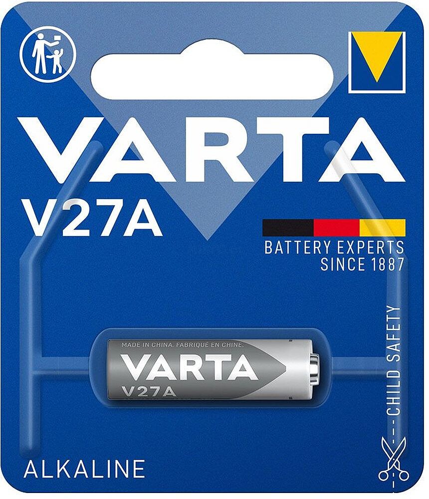 Pilha 27A Varta 12V 1un (4227)