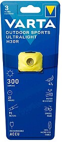 36489 Lanterna CABEÇA ULTRALIGEIRA H30R AMARELA VARTA