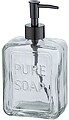 Dosificador de Sabão Líquido Pure Soap Transparente 24714100 Wenko G-01455