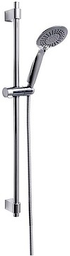 G-01427 : 01427 CONJUNTO DE BARRAS DE DUCHA YOUNG LINE DE AÇO INOXIDÁVEL 66cm, CROME 25450100 WENKO