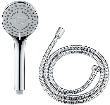 G-01335 : 01335 CONJUNTO DE DUCHA BÁSICO, CABEÇAL 5 FUNÇÕES + MANGUEIRA 150 cm