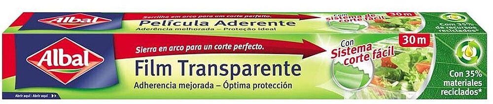 Papel Filme Transparente 30M ALBAL G-95146