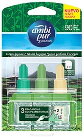 AMBIENTADOR AMBIPUR ELECTRICO 3 VOLUTION JAPONES RECARGA 21,...