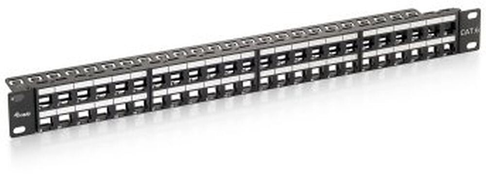 Painel de Patch Painel Vazio Utp CAT.6 48 Portas Keystone Slim 1U 769248