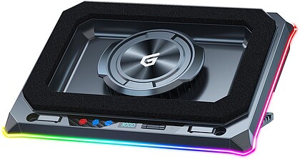 THYIA03B : BASE DE REFRIGERAÇÃO PARA PORTÁTEIS GAMING CONCEPTRONIC THYIA03B ATÉ 19” VENTILADOR TURBO RGB