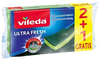 156910 ESFREGÃO ESPONJA ULTRA FRESH 2+1 UN GRÁTIS