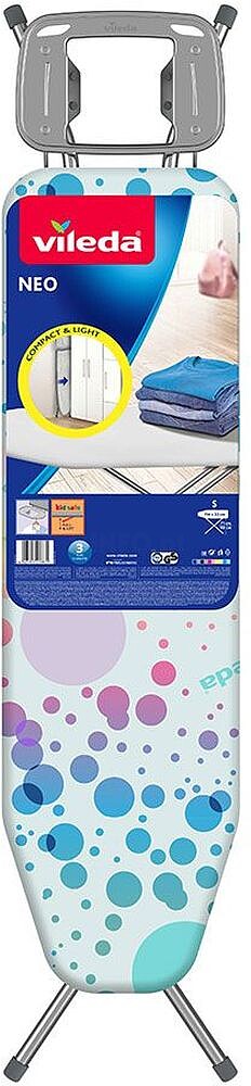 Tabela de Passar Pequena Neo 114x33cm 163309 Vileda G-77732