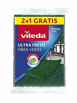 77694 FIBRA VERDE ULTRA FRESH 2+1 166240 VILEDA