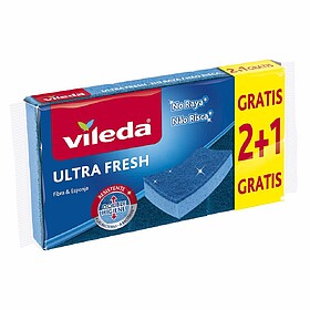 166459 ESFREGÃO ESPONJA ULTRA FRESCO NÃO RISCA 2+1