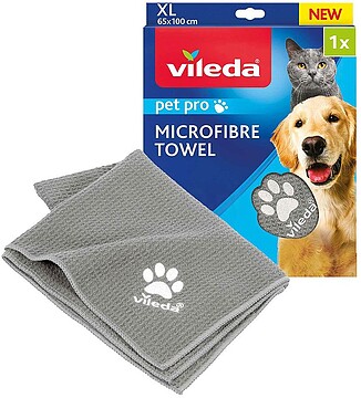 Toalha Microfibras Pet Pro XL 65x100cm Vileda Toalha Microfibras Pet Pro XL 65x100cm Vileda