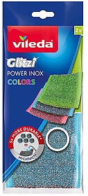 G-77661 : 77661 ESTROPAJO DE AÇO INOXIDÁVEL GLITZI 2 CORES