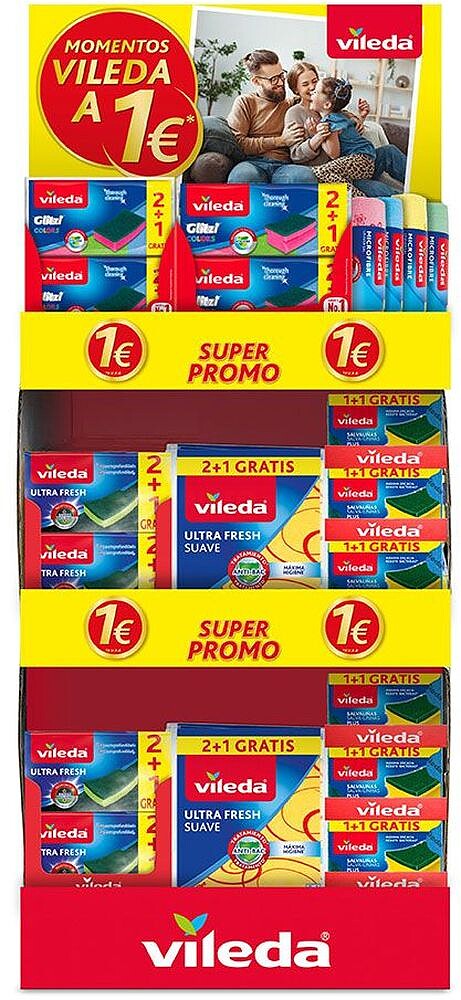 Expositor Momentos Vileda a 1€ G-55100