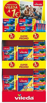 G-55100 : 55100 EXPOSITOR MOMENTOS VILEDA A 1€