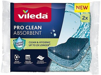 G-58023 58023 ESPONJA VISCOSA PRO CLEAN ABSORVENTE, 2 uds
