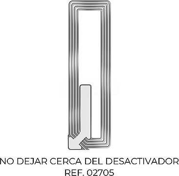 G-02711 : 02711 PACK 2000 ETIQUETAS ANTI ROUBO 3210 TRANSPARENTE 1,9X6,5cm 7223155 CHECKPOINT