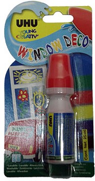 10738975 : Tinta Young Creativ para Vidro em Vermelho 25ml Tinta para pintar em toDas as superficies de vidro. LavavelVenda Multiplos: 6 Unid