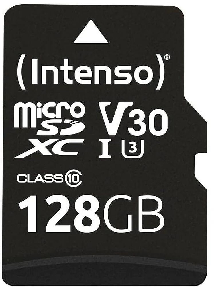 Cartão microSD intenso 128GB profissional UHS-I CL10 + adaptador SD 3433491