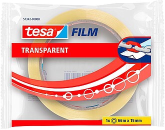 TESAFILM TRANSP.UNIVERSAL 66X15 uni.min.venda: 10 x ROLO