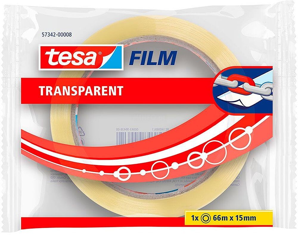 TESAFILM TRANSP.UNIVERSAL 66X15 uni.min.venda: 10 x ROLO