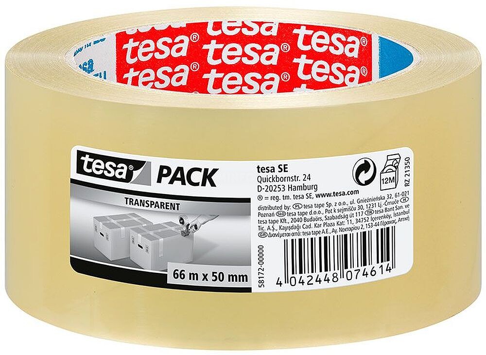 Fita de Embalar Transparente 46 Micras 50 mm x 66 m G-47970