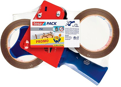 57455-00001-00: PORTA-ROLO PARA EMBALAGEM TESA PARA ROLOS DE 66MTX 50MM - 2 ROLOS FITA MORRON