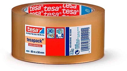G-47069 : 47069 CINTA EMBALAGEM POLIOLEFINA TRANSPARENTE. 66M X 50MM 4024 TESA